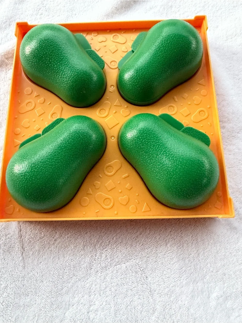 Avocados emoji- developing social- emotional motor. Purple, Red, Blue & Green